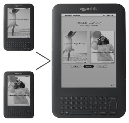 Amazon en route vers le Kindle à 99$… avec de la publicité