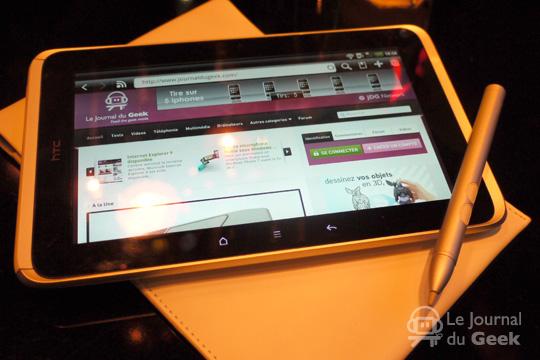 htc flyer1 La tablette HTC Flyer pour mai en Europe