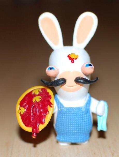 figurine Lapin crétin italien