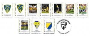 Des timbres aux couleurs de l’ASM Clermont Auvergne