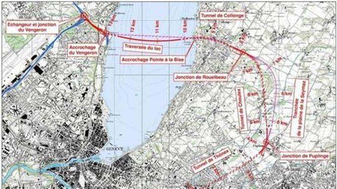 Un pont pour traverser le Lac Léman ? @ Le Dauphiné Greg YETCHMENIZA