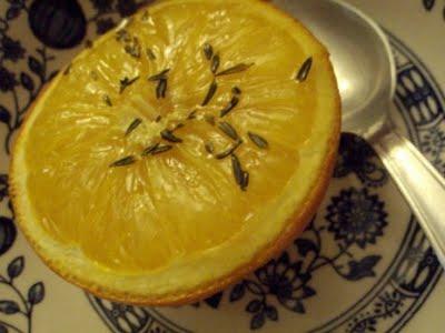 Oranges rôties au thym