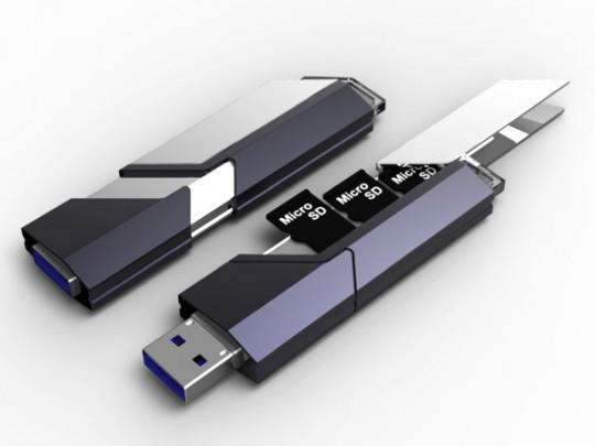 collector usb 540x405 Combiner ses cartes microSD dans une clé USB ?