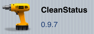 CleanStatus passe en version 0.9.7