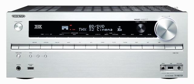 Amplificateur Home Cinéma réseau Onkyo TX-NR709 avec upscaler 4K
