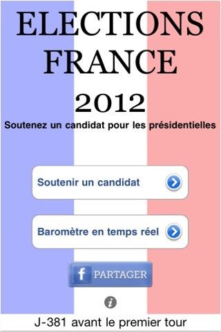 screen capture 31 Les sondages pour la présidentielle 2012 sur liPhone...