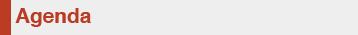 Agenda