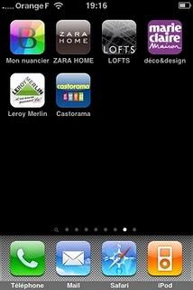 Applications Déco pour Iphone