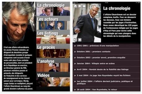 L’application iPad consacrée à l’affaire Clearstream gratuite