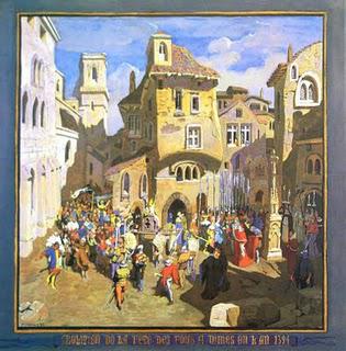 La fête des fous : Travestissement et débauches.