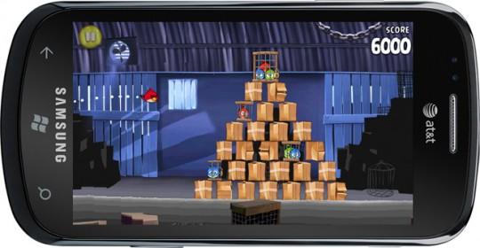 angry birds for windows phone 7 540x280 Bientôt pour votre Windows Phone 7