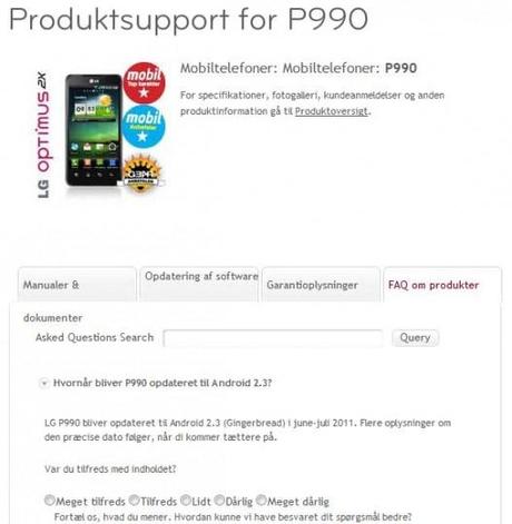 lg 2x 527x540 La mise à jour Gingerbread pour le LG Optimus 2X disponible quen juin ?