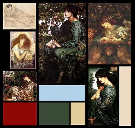 Dante Gabriel Rossetti et Edward Burne Jones. Exposition à Rome