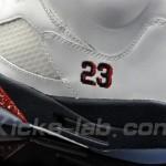 air jordan v white midnight navy varsity red kickslab 05 150x150 Air Jordan V White/Midnight Navy Varsity Red