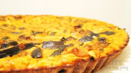 Quiche à la ratatouille sans pâte // en mode light