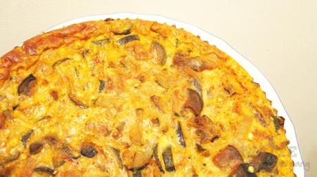 Quiche à la ratatouille sans pâte // en mode light