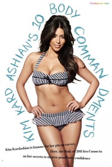 Kim Kardashian pour… Cosmopolitan UK!