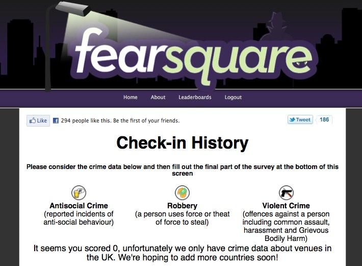 Fearsquare : quel est le taux de criminalité de votre ville ?