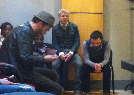 Empyr préécoute avec le groupe