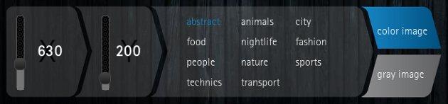 lorempixum, generation aléatoire d'images