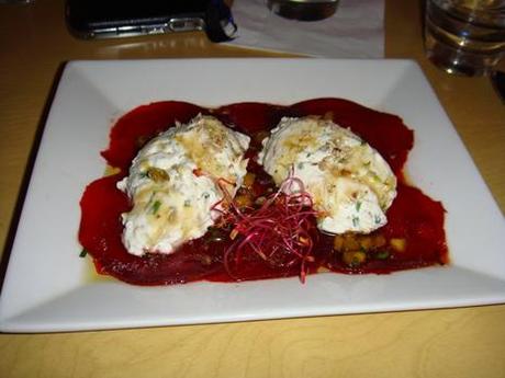 20110303 Gourbi Palace 03 nougat chevre frais betteraves Gourbi Palace, pour Bobos ++ (ChrisoScope)