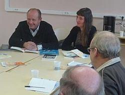  Carl Norac et Carole Fives ont parlé de leur livre, mais aussi de leur expérience d'écrivain.