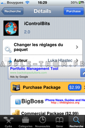 iControlBits [Màj 2.0] : Contrôlez depuis votre iPhone vos Téléchargements