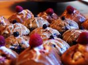 Muffins framboises muffins mirtille/chocolat blanc