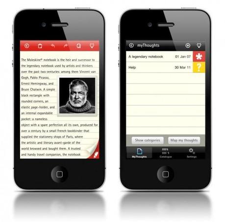 Image moleskine iphone app 550x543   Moleskine for iPhone & iPad