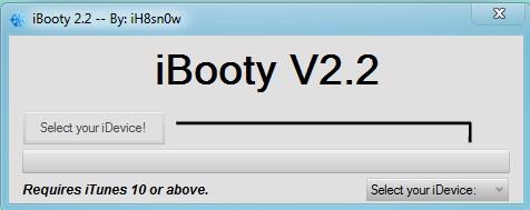 ibooty Comment démarrer votre Idevice avec IBooty 2.2 