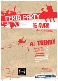 Cloture Tournoi 7 Nations Beach-Rugby : FERIA PARTY RED & WHITE @ LE TRENDY