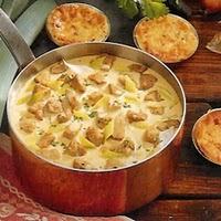 Casserole de veau aux poireaux et au vin blanc