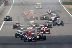 au depart du gp de chine 2011 les mclaren prennent le dessus sur Vettel