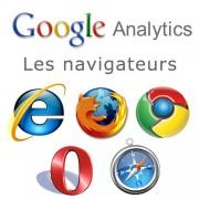 Les navigateurs dans Google Analytics