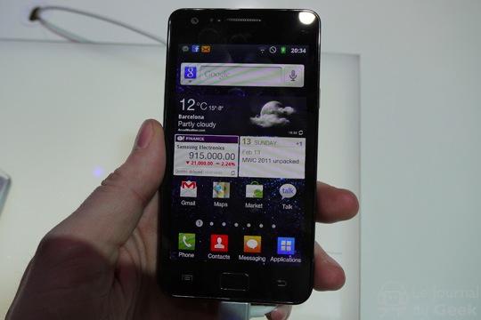 samsung galaxy S 2 Un smartphone doté en dual core 2GHz pour 2012 chez Samsung