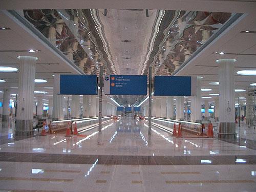 Station de métro de Dubaï.