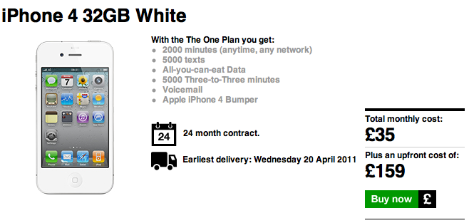 Rumeur : iPhone 4 blanc disponible le 20 avril ?