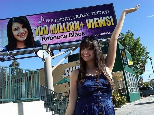 Rebecca Black Gets Her Own Billboard