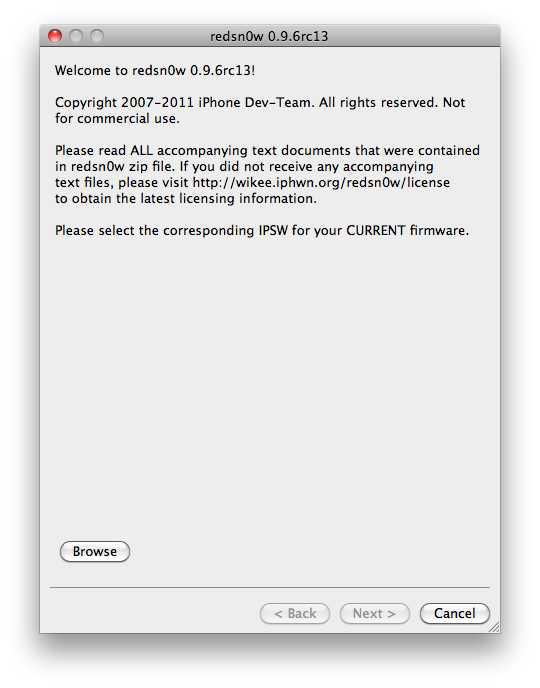 [Tuto] Jailbreak untethered iOS 4.3.2 avec Redsn0w 0.9.6rc13 pour Windows et Mac OS