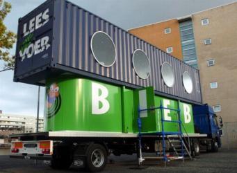 Pays-Bas - Le BiebBus : la bibliothèque ambulante