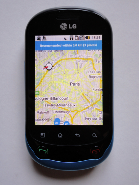 Test du smartphone LG Optimus Chat