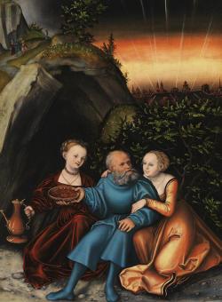 Lucas Cranach d. Ä. | Lot und seine Töchter, 1533 | © Bayerische Staatsgemäldesammlungen, Alte Pinakothek