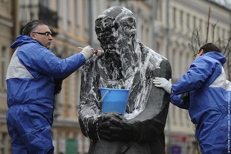 Un seau de protestation