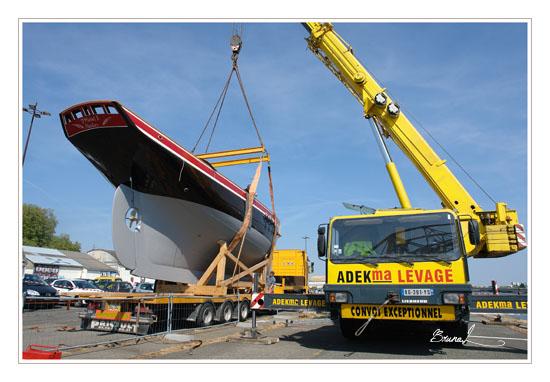 Saint Michel II mise à l'eau et Mâtage