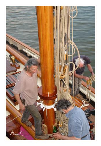 Saint Michel II mise à l'eau et Mâtage