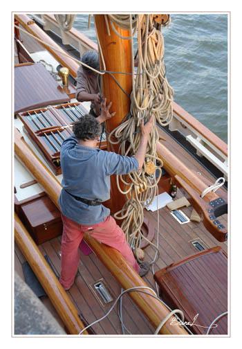 Saint Michel II mise à l'eau et Mâtage