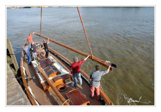 Saint Michel II mise à l'eau et Mâtage