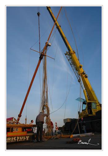 Saint Michel II mise à l'eau et Mâtage