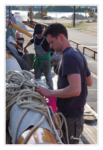 Saint Michel II mise à l'eau et Mâtage