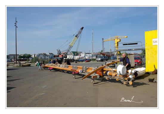 Saint Michel II mise à l'eau et Mâtage